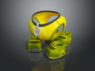 Puppy clothes pet clothes daily necessities 3d model