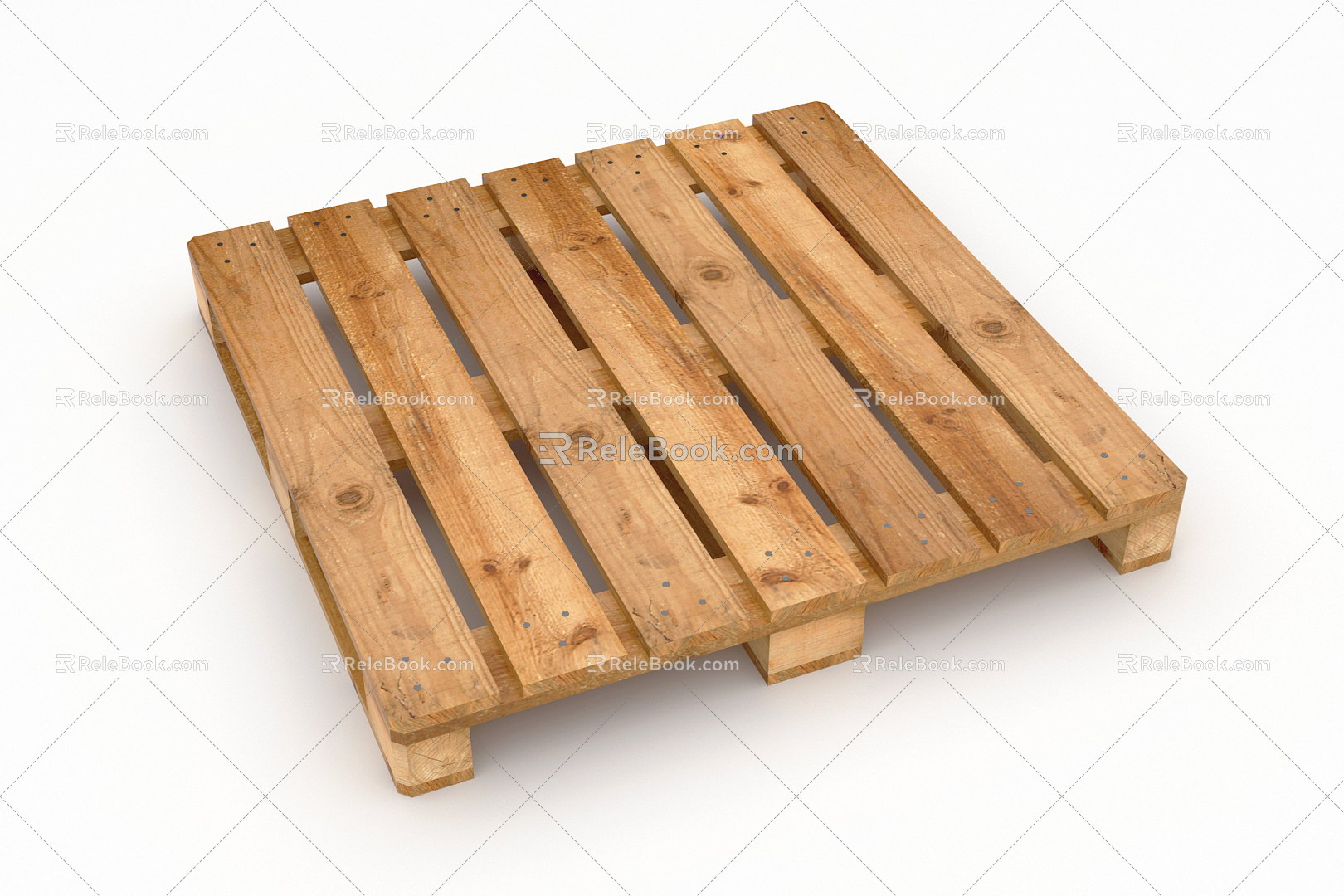 Modern Pallet Solid Wood Pallet Pallet 3d model