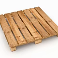 Sturdy Industrial Wooden Pallet With Solid Wood For Logistics Storage Applications