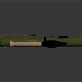 Rocket rocket launcher RPG against air weapon 3d model
