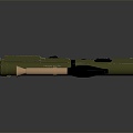 Rocket rocket launcher RPG against air weapon 3d model