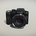 Samsung Black Digital Camera With High Quality Lens And Modern Design 3d model