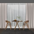 Modern Curtains 3d model