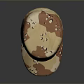 Camouflage Pattern Military Style Hat With Brown Beige Colors For Casual Daily Use