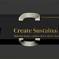 Stylish Black Shopping Bag With White Handles And Golden Logo For Daily Necessities