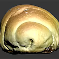 Fresh Golden Salted Crusty Bread With Crispy Exterior And Soft Interior