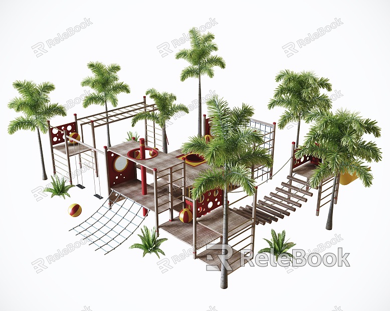 Children's Climbing Amusement Park Modern Amusement Facilities model