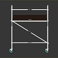 Iron Frame Storage Rack Large Iron Frame Iron Frame House Factory Industrial Iron Frame Iron Ladder Rigid Ladder Work Frame Rigid Frame 3d model