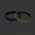 Elegant Gold Jewelry Rings With Diamond Studded Band And Shiny Finish