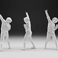 Modern Boy Character Rock Boy 3d model