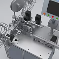 Fully automatic inspection packaging machine production equipment assembly line workbench 3d model