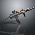 High Precision Tactical Rifle With Sniper Scope Suppressor And Modern Tactical Grip