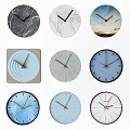 Modern Wall Clocks In Diverse Styles With Marble And Pastel Colors For Home Decor