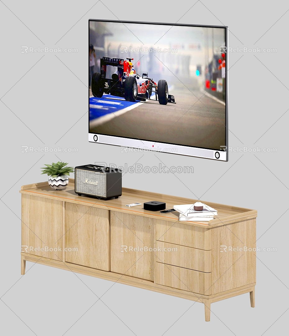 TV cabinet 3d model