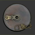 Modern Tape Measure Ruler Iron Tape Measure Tool 3d model