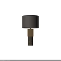 Modern Table Lamp with Grey Lampshade Gold Metal Accent and Marble Base