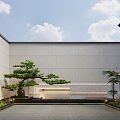 New Chinese Courtyard Landscape Pine Moss 3d model