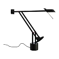 Black Adjustable Arm Modern Desk Lamp With Metal Base And Minimalist Design For Home Office