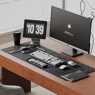 modern computer 3d model