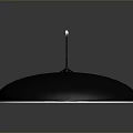 Circular Daily Living Product With Silver And Black Radial Lines Stand Design