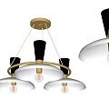 Modern chandelier 3d model
