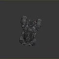 Advanced Armored Combat Vehicle With Futuristic Design Turret Multiple Wheels And Metallic Texture