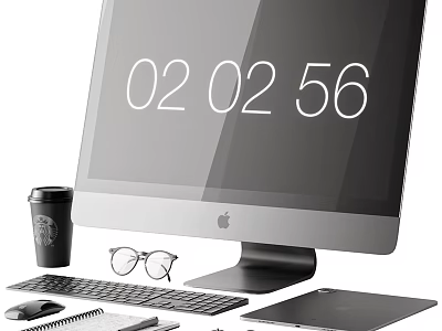 Modern Computer Kit 3d model