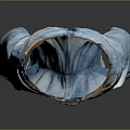 Fashionable Blue Denim Jeans With Brown Leather Belt Casual Wear