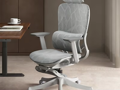 Ergonomic Mesh Office Chair With Adjustable Armrests And Comfortable Design For Modern Workspace 3d model