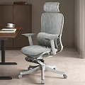 Ergonomic Mesh Office Chair With Adjustable Armrests And Comfortable Design For Modern Workspace 3d model