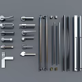 Modern Handle Hardware Door Handle Interior Door Handle Door Glass Door Handle Cabinet Handle 3d model