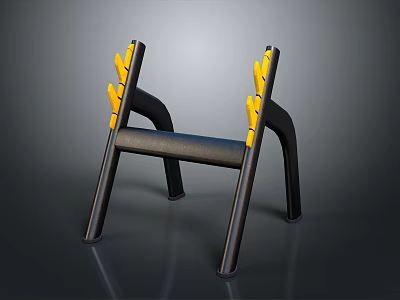 Iron frame large iron frame iron frame house factory industrial iron frame iron ladder rigid ladder work frame rigid scaffold 3d model