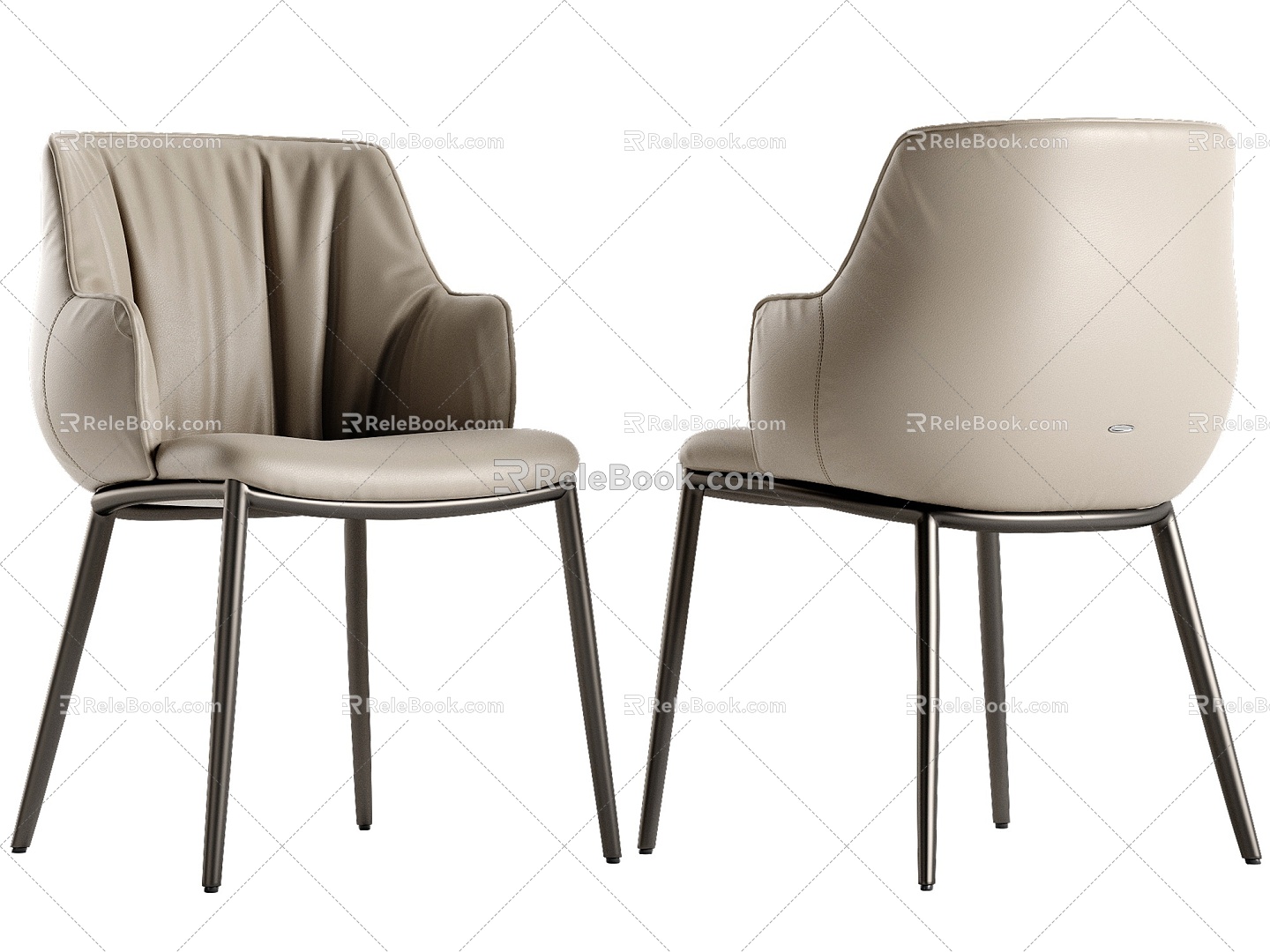 Modern CATTELAN ITALIA Dining Chair 3d model