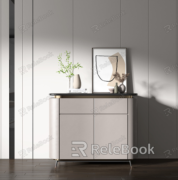 Modern Entrance Cabinet model