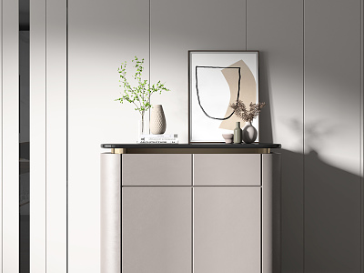 Modern Entrance Cabinet model