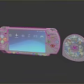 PlayStation Portable Handheld Gaming Console Featuring UMD Disc Colorful Screen And Control Buttons