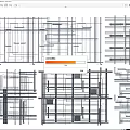 Interconnected Pipe Layout Design With Technical Blueprint And Structural Framework Elements