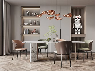 Modern Restaurant 3d model