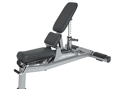 modern sports equipment sports life fitness life fitness bench 3d model