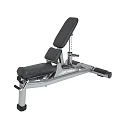 Adjustable Weight Bench with Padded Seat Backrest and Metal Frame for Home Gym Workouts