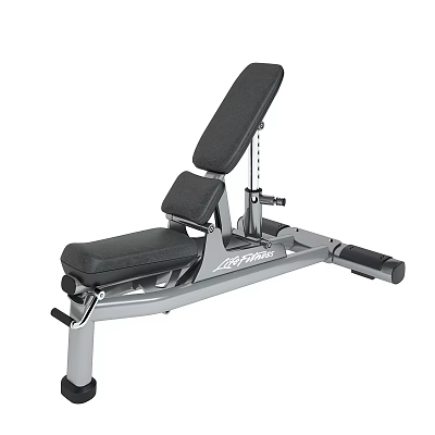 Adjustable Weight Bench with Padded Seat Backrest and Metal Frame for Home Gym Workouts 3d model