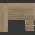 Modern Wooden Bookshelf With Open Storage Shelves Drawers And Spacious Tabletop