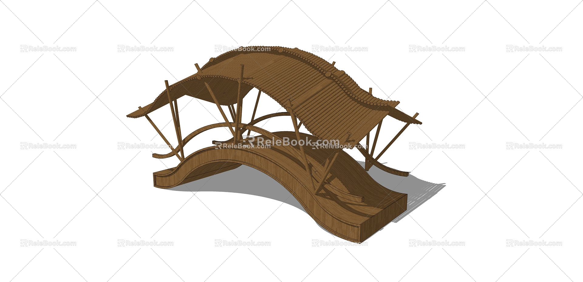 Chinese Bridge Tray model