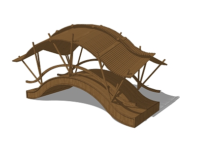 Chinese Bridge Tray model