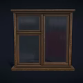 Windows Old-fashioned Windows Old Windows 80's Windows Wooden Windows Wooden Windows Low Face Number Low Model Simple Model Game Sub-era Film and Television Level Super Realism 3d model