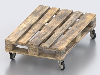 Pallet Stack Logistics Storage Wooden Pallet Board Car Pallet Car model