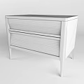 Modern Dark Wood Bedside Table With Marble Top Golden Stripe And Slim Legs