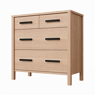 Modern Side Cabinet 3d model