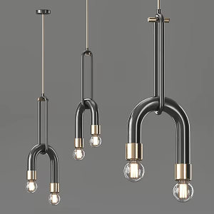 Light Luxury Chandelier 3d model