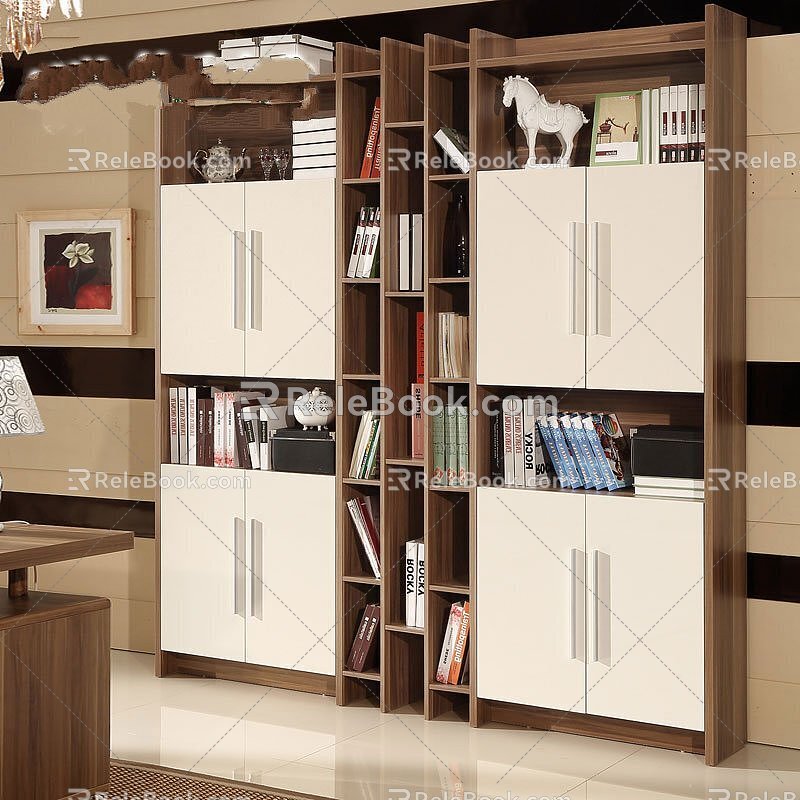 Fashion bookcase 3d model